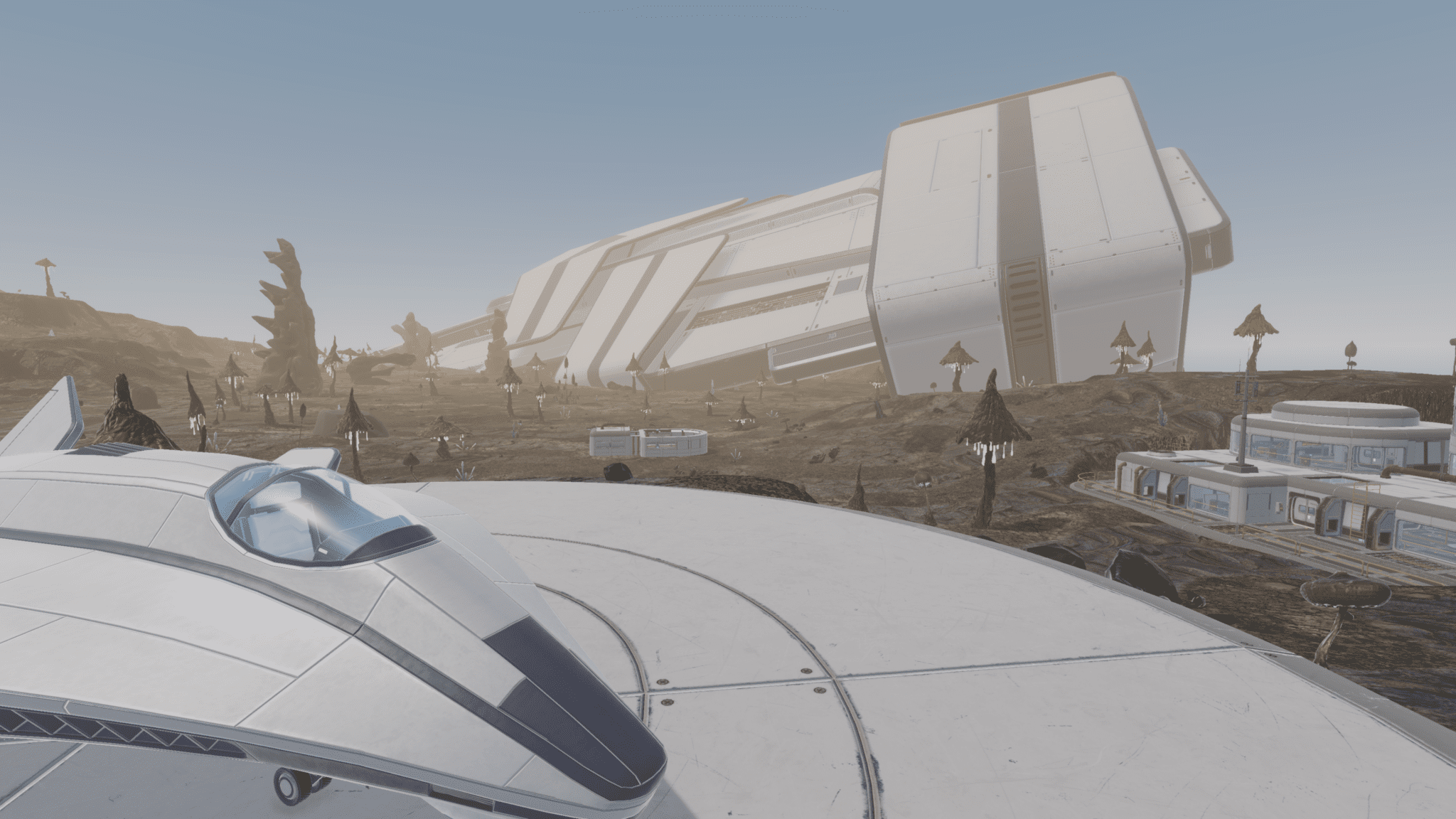 TRAPPIST-1 crashed ship